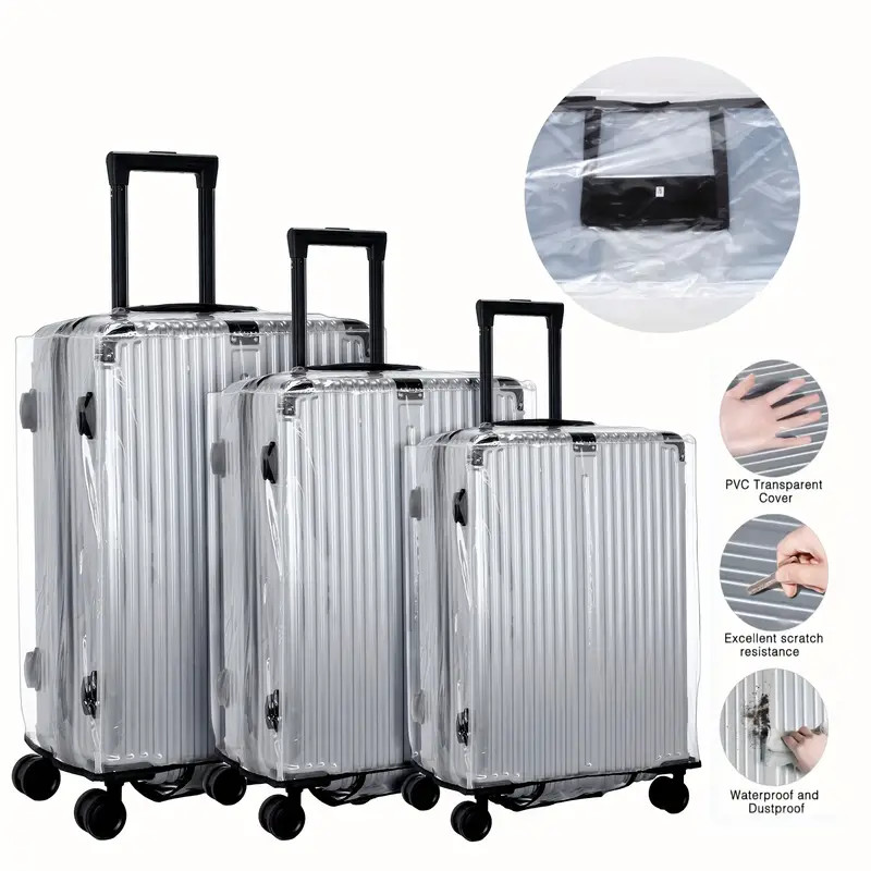 Luggage Protective Cover Transparent - Protecteur de couverture de valise en