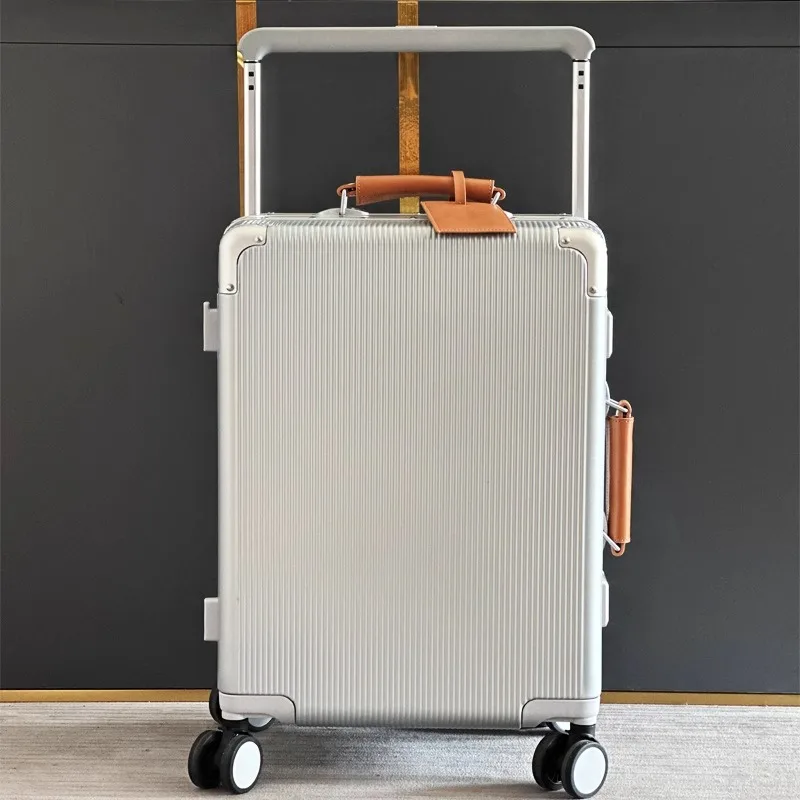 Aluminum Frame Carry On Luggage - Valise de voyage à poignée large