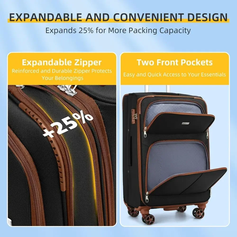 Ensemble de 5 valises extensib - Expandable Hard Shell Luggage Set avis et prix