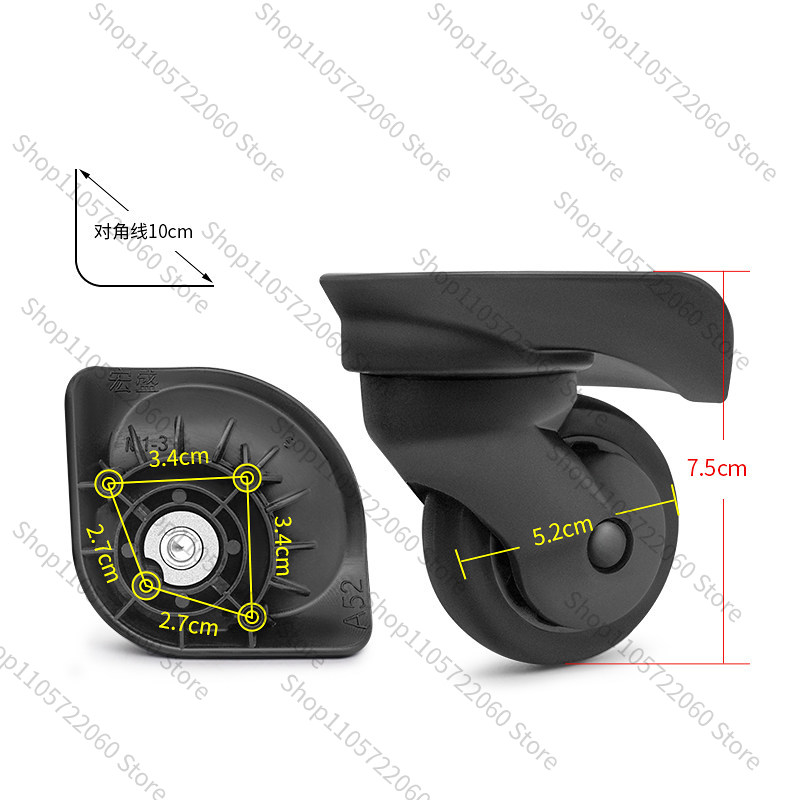 Pour W048 #   Pièces de rechan - Silent Replacement Luggage Wheels avis et prix
