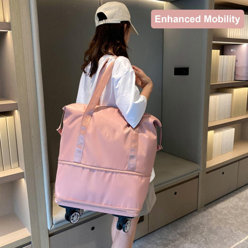 Sac de voyage extensible, sac  - Foldable Rolling Luggage Bag avis et prix