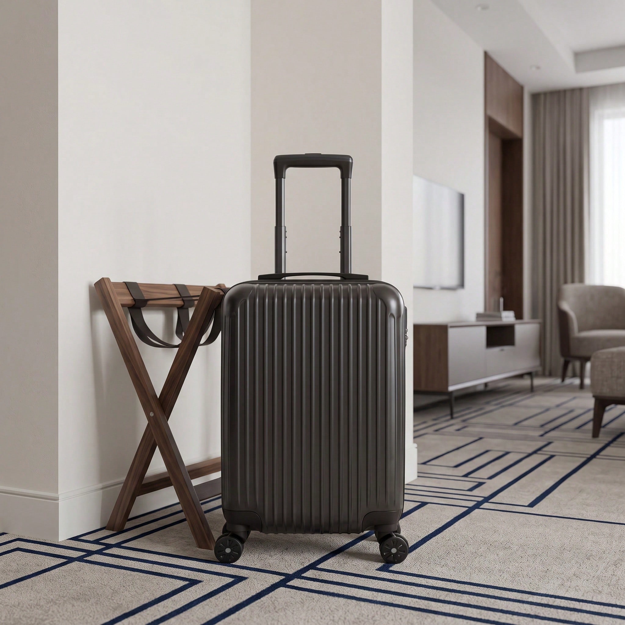 Valise à roulettes rigide en A - Cabin Size Lightweight Travel Trolley avis et prix