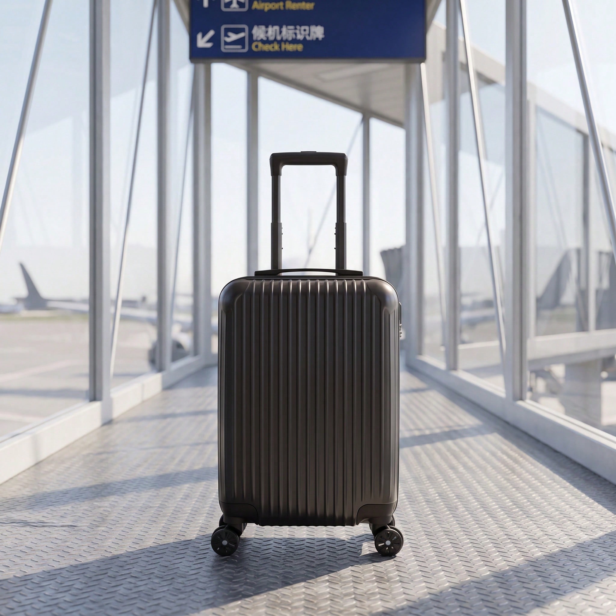 Valise à roulettes rigide en A - Cabin Size Lightweight Travel Trolley avis et prix