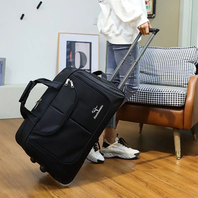 Sac à roulettes de grande capa - Foldable Rolling Luggage Bag avis et prix