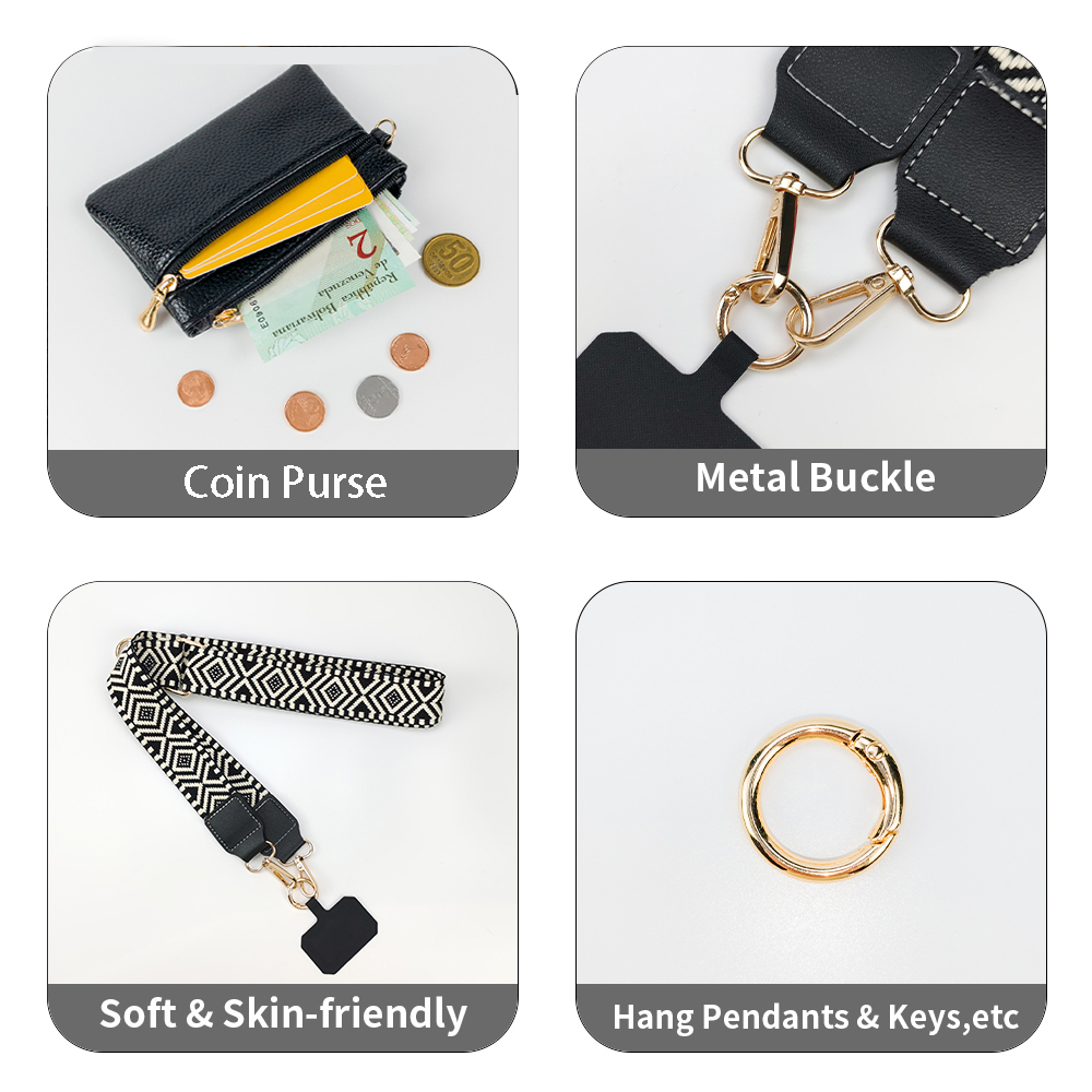 Cordon de téléphone 2-en-1 ave - Wallets avis et prix