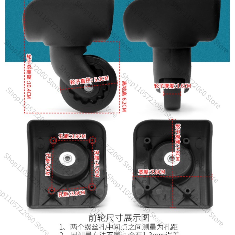 Pour BW042 #   Roue de remplac - Silent Replacement Luggage Wheels avis et prix