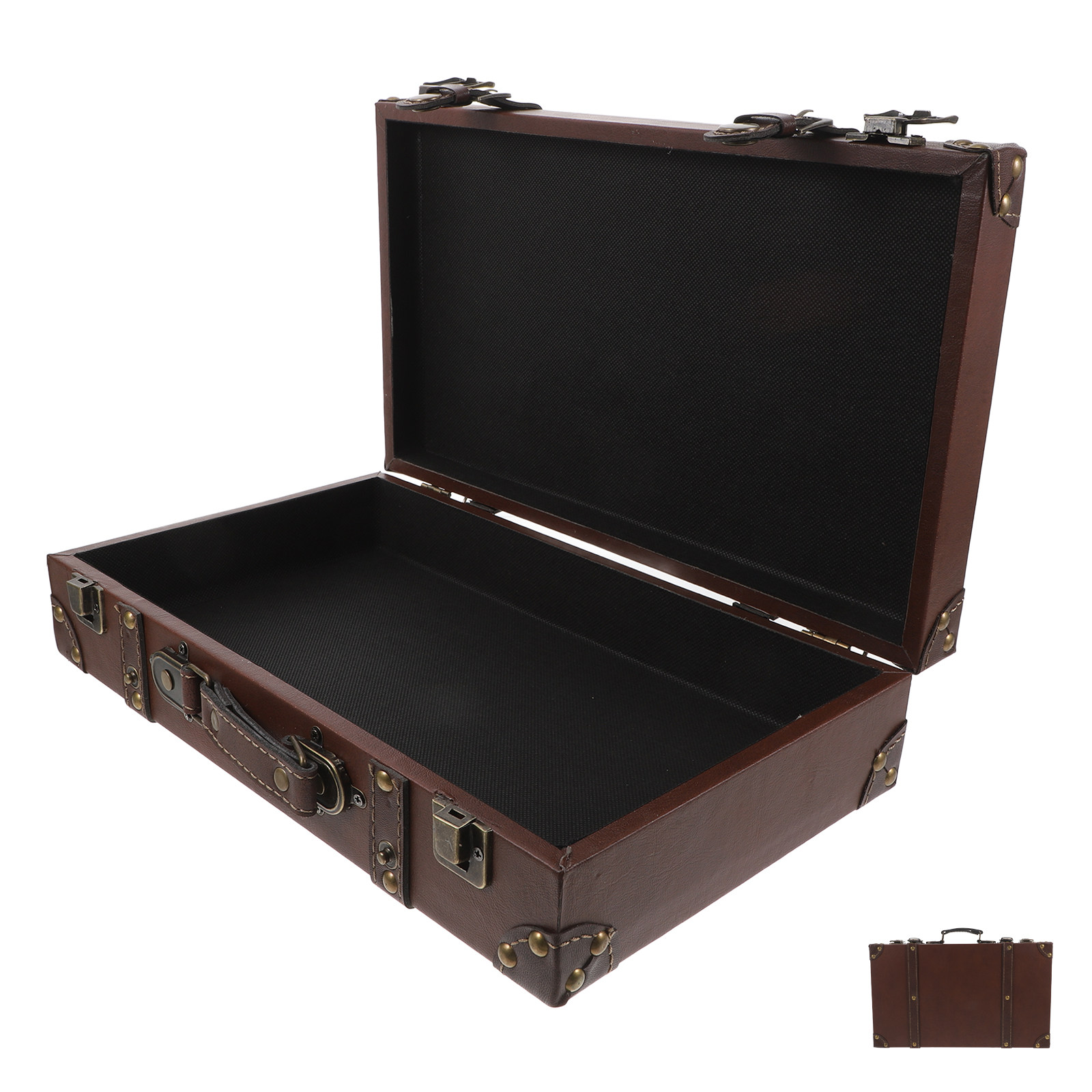 Valise vintage britannique, co - Retro Vintage Trunk Suitcase avis et prix