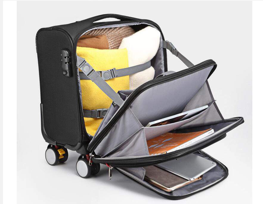 Valise à roulettes pour hommes - Spinner Wheel Rolling Suitcase 20 Inch avis et prix