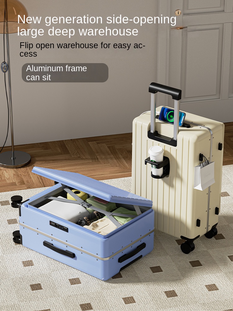 Bagage à ouverture latérale 20 - Aluminum Frame Carry On Luggage avis et prix